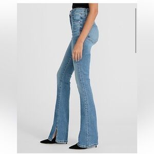 Express Women's Boot Cut Jeans - Light Blue